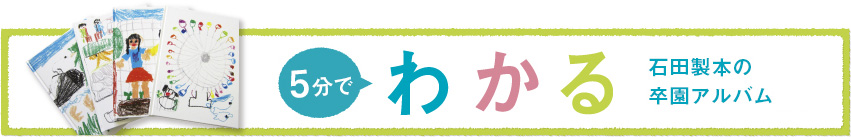 5分でわかる石田製本の卒園アルバム